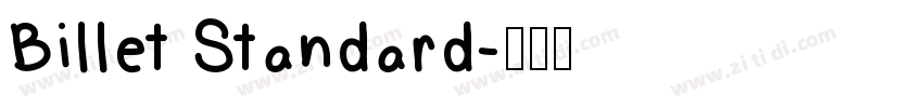 Billet Standard字体转换